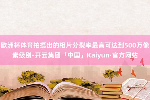 欧洲杯体育拍摄出的相片分裂率最高可达到500万像素级别-开云集团「中国」Kaiyun·官方网站
